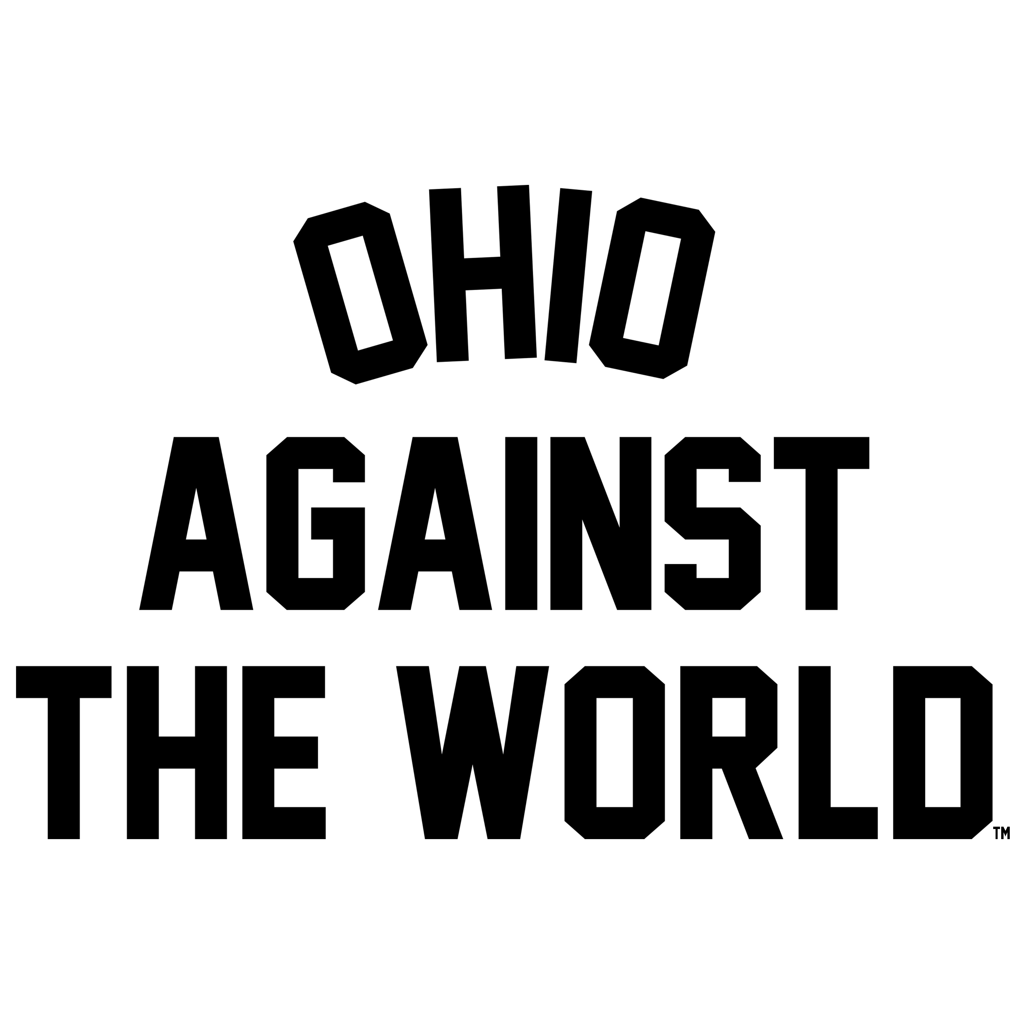 Ohio Against The World Logo diy iron on heat transfer